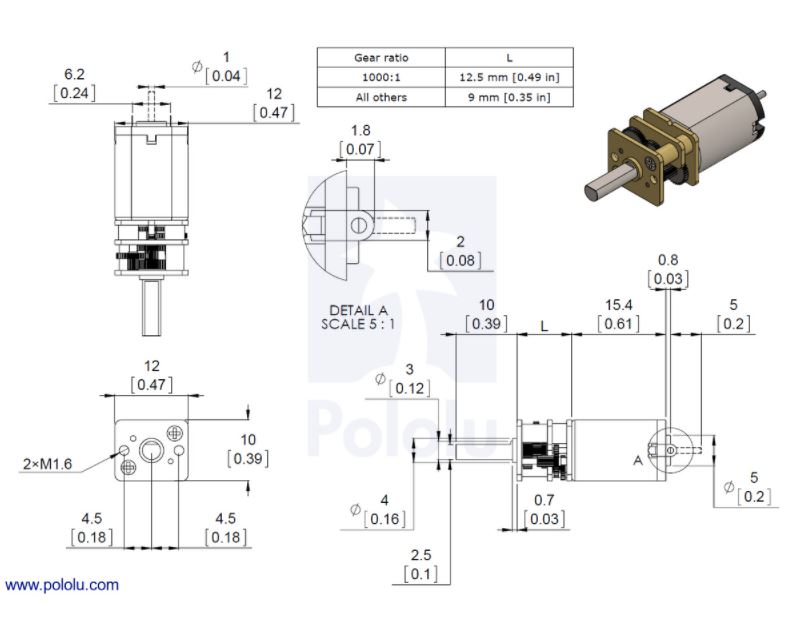 HPCB Dimensions