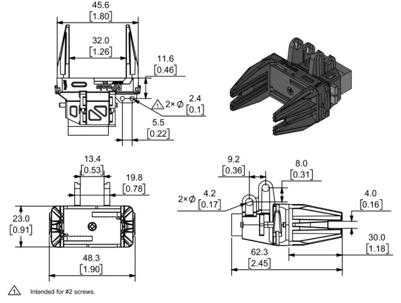 Servo Dimensions