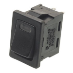 Rocker Switch SPST 6A 250Vac LED Illuminated