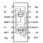 4013B Dual D Type Flip Flop