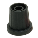 Re'an 19mm Black Mixer Style Knob for 6mm Sline Shaft