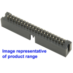 16-Way 2.54mm Pitch IDC Straight Boxed Header