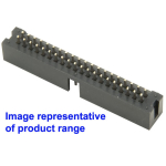 14-Way 2.54mm Pitch IDC Straight Boxed Header