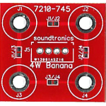 2x2y Banana Socket Panel PCB (20x 18y Pitch)