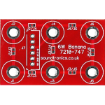 3x2y Banana Socket Panel PCB (18x 18y Pitch)