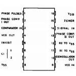 CD4046BE Phase Locked Loop 16-DIP Case