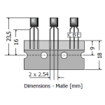 BC557B Diotec Bipolar PNP Transistor TO-92