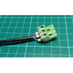 The finsihed crimped connections screw clamped into the Soundtronics standard synth power supply plug