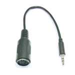 15cm 3.5mm Jack to DiIN Socket Conversion Adapter Lead