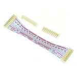 JST header cable with angled sockets