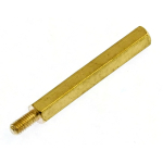 30mm hex brass spacer male female