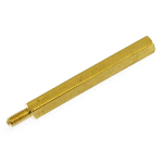 35mm brass hex spacer male female