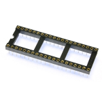 Turned pin 0.6" 40 pin IC socket