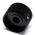 20mm grub screw black knob solid aluminium