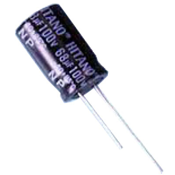 2.2uF 50V Non-Polarised Electrolytic Capacitor