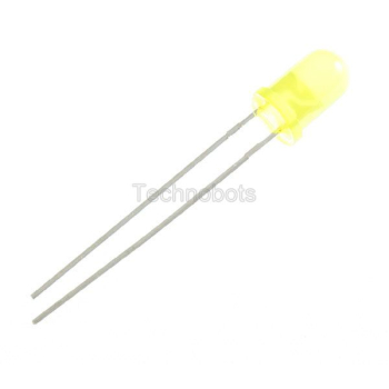 5mm LED Yellow High Efficency 20mcd