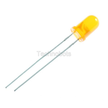 5mm LED Amber High Efficency 25mcd