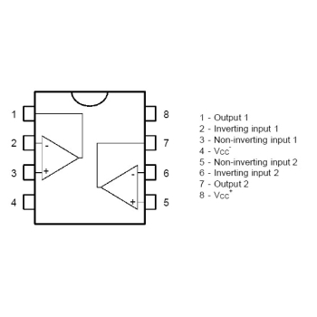 TL072BCP Dual Op-Amp