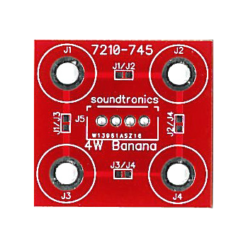 2x2y Banana Socket Panel PCB (20x 18y Pitch)