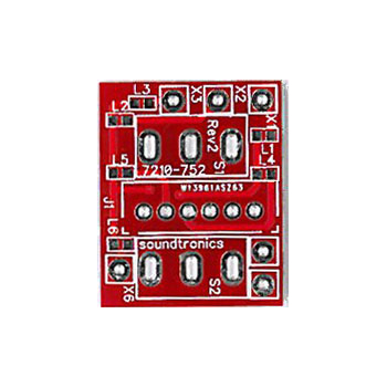 2x1y Toggle Switch Panel PCB (14x Pitch) Rev 2