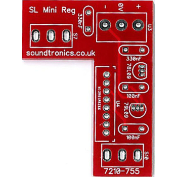 Sound Lab Mini Synth Toggle Switch / Regulator PCB