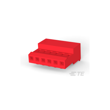 Dotcom IDC Cable Connector MTA-100 6-Pin 22-AWG Red