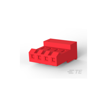 MOTM IDC Cable Connector MTA-156 4-Pin 22-AWG Red