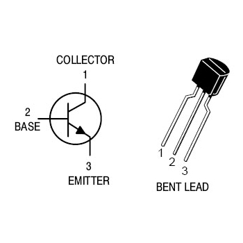 BC547C Diotec Bipolar NPN Transistor TO-92