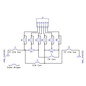 2-Way Pot PCB Schematic