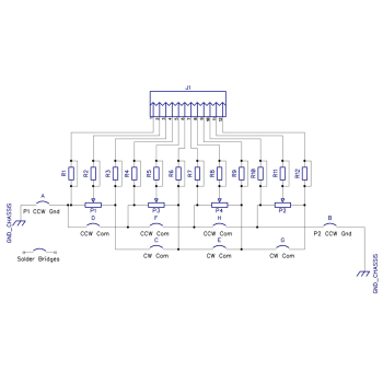 4-Way pot PCB Schematic