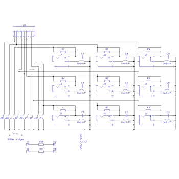 3x3y Jack Socket PCB