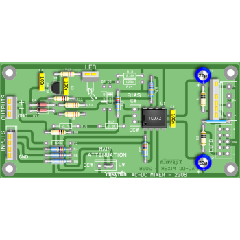 YuSynth 1U Version of the PCB