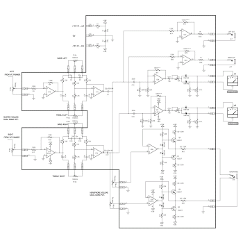 YuSynth Output Stage & Monitor Schematic