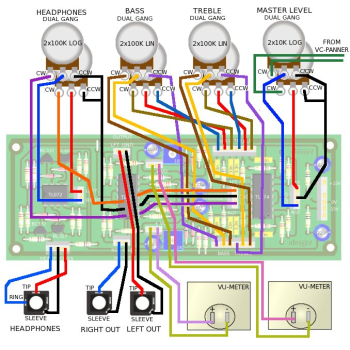 YuSynth Output Stage & Monitor Wiring