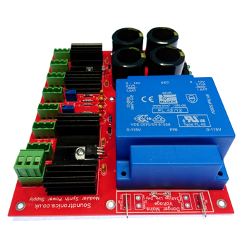 A Block FK42/12 tramsformer on the Soundtronics synth power supply board