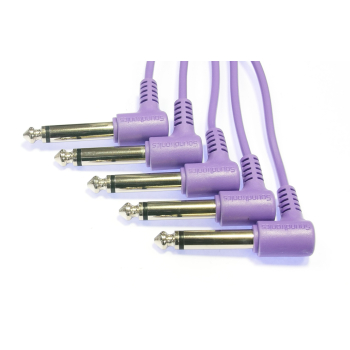 Purple 1/4" 6.35mm Modular Synth Patch Leads