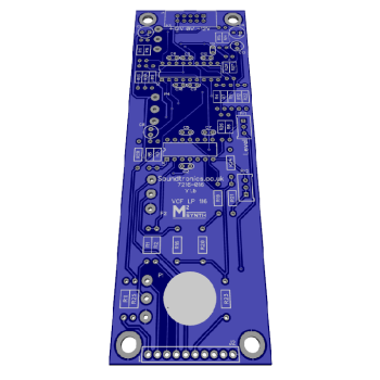 M2synth low pass filter PCB