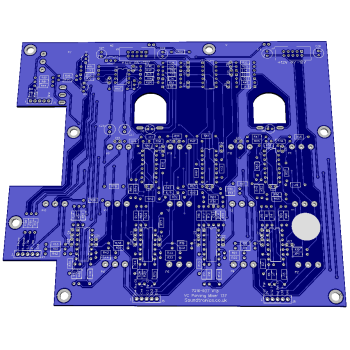 M2Synth 4-Channel Panning Mixer 137 Bare PCB