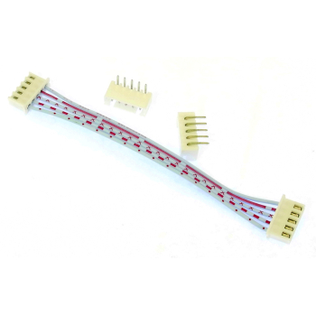 JST style 5-way jumper cables 100mm long