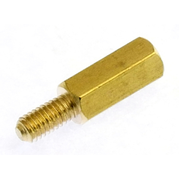10mm hex brass spacer male female