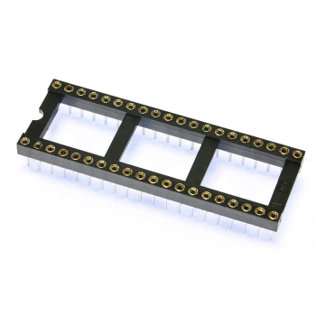 Turned pin 0.6" 40 pin IC socket