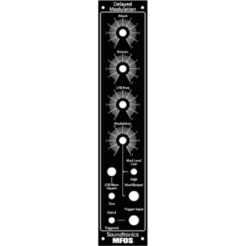 MFOS Delayed Modulation Synth Laser Engraved Laminate Front Panel