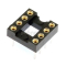 Turned Pin 0.3 inch Dil IC Socket 8 Pin