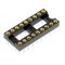 Turned Pin 0.3 inch Dil IC Socket 18 Pin