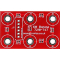 3x2y Banana Socket Panel PCB (18x 18y Pitch)