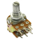 Short shaft dual gain potentiometer