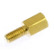 male female hex brass spacer
